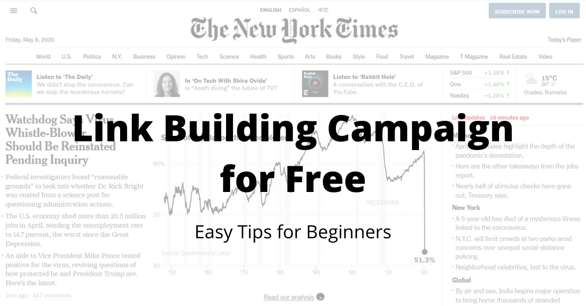 Link Building Campaign for Free